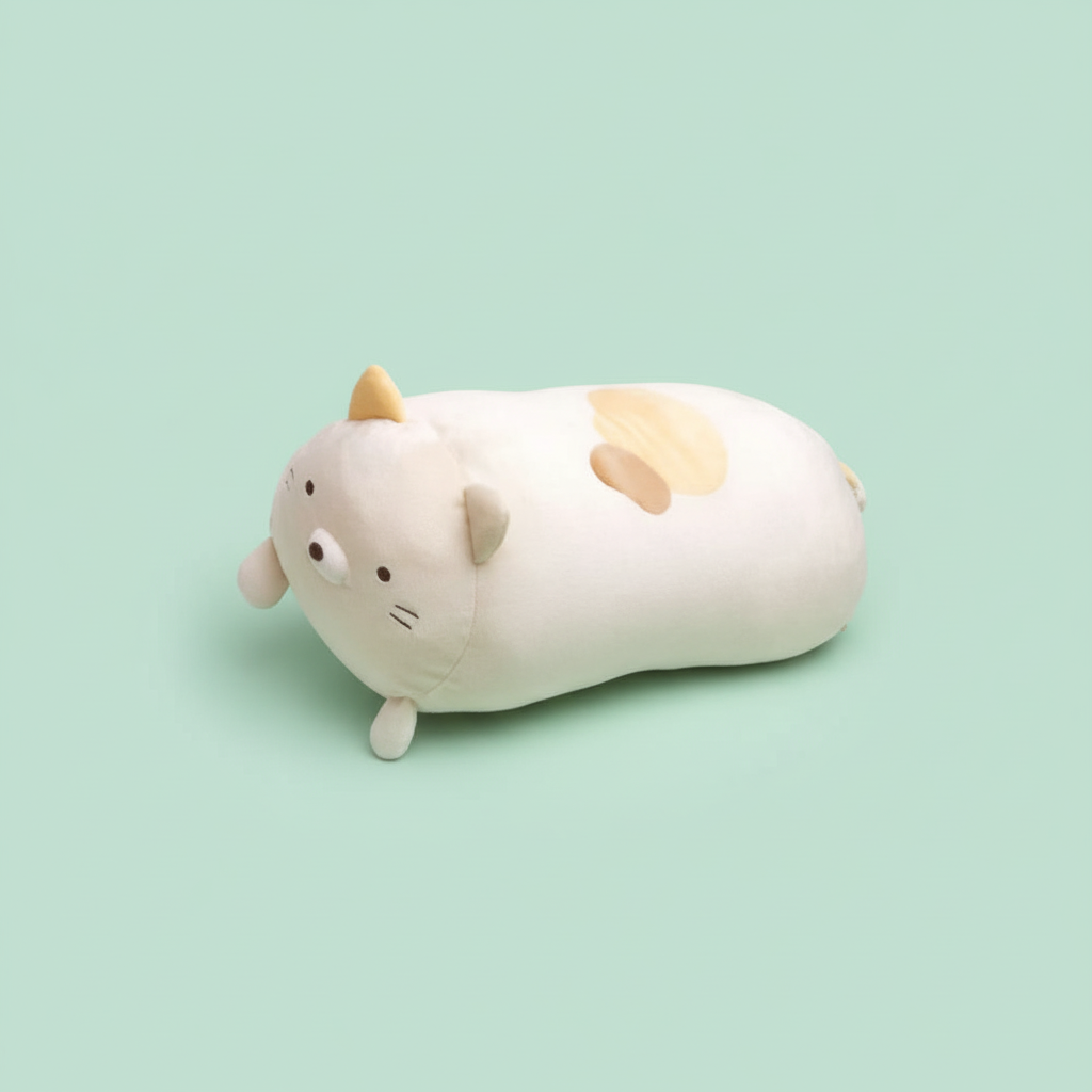 Neko Calico Cat Body Pillow studio shot