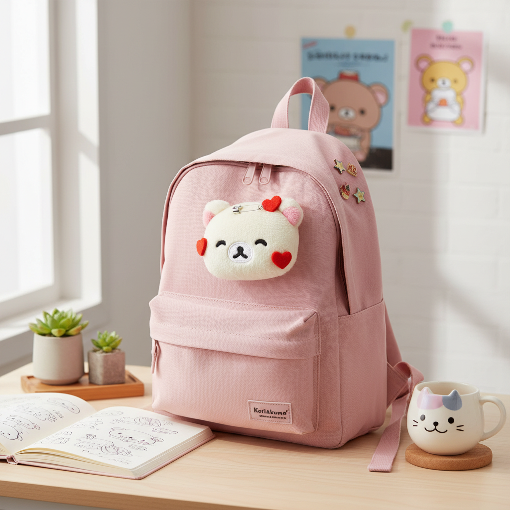 Korilakkuma Badge as Accessory