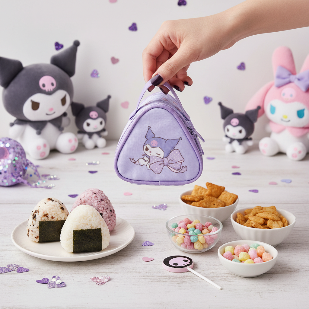 Kuromi Lunch Bag - Lifestyle (Correct Small Size)