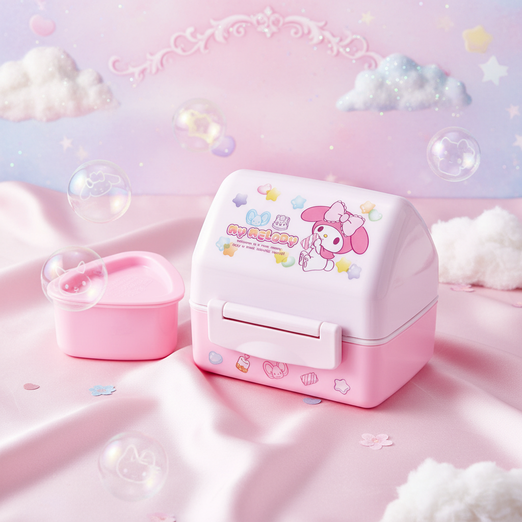 My Melody Lunch Box - Fancy Background