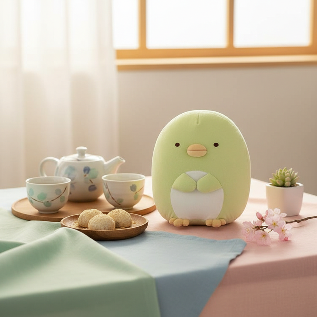 Penguin? Plush Cozy Scene