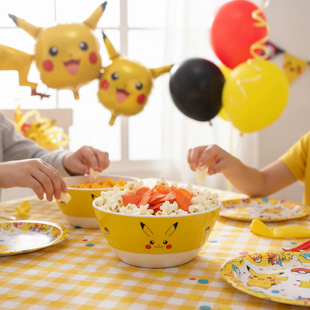 Pikachu Party Bowl - Party Scene
