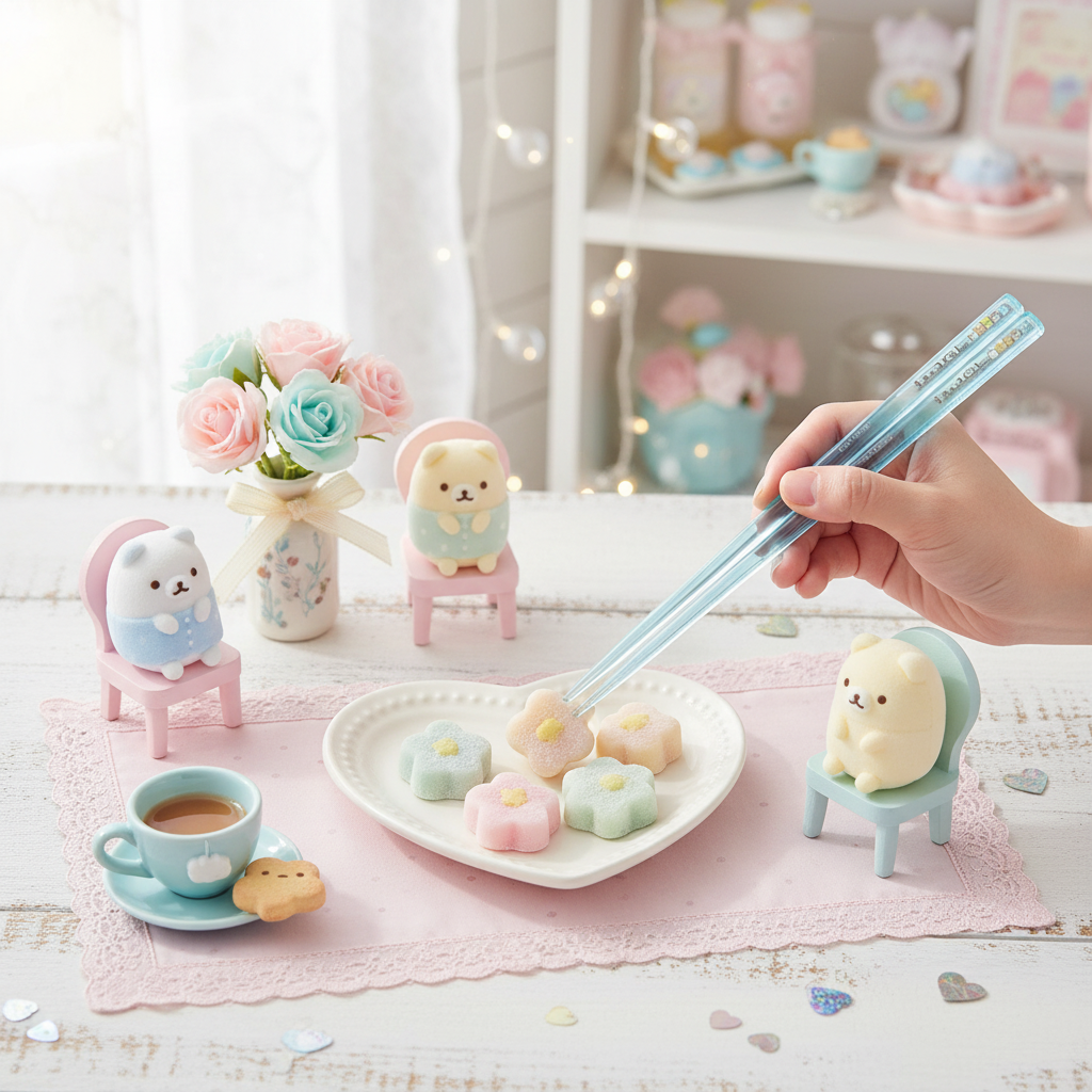 Sumikko Gurashi Blue Chopsticks - Sweet Style