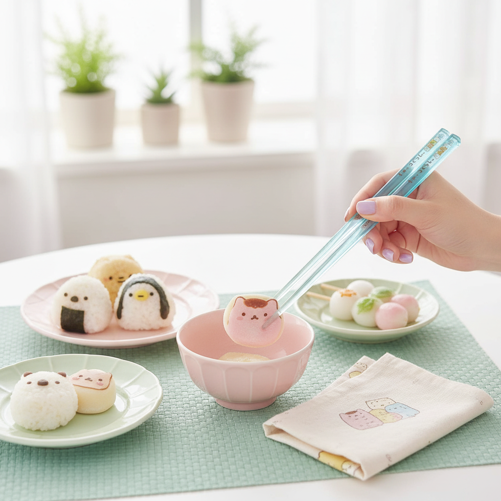 Sumikko Gurashi Chopsticks - Bright Pastel with Accurate Colors